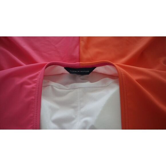 Tommy Hilfiger Women's Sz 16 Dahlia Multi Colorblock One-Piece Swimsuit $98+ - Picture 6 of 10